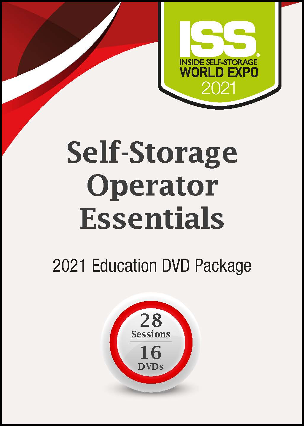 DVD - Self-Storage Operator Essentials 2021 Education DVD Package