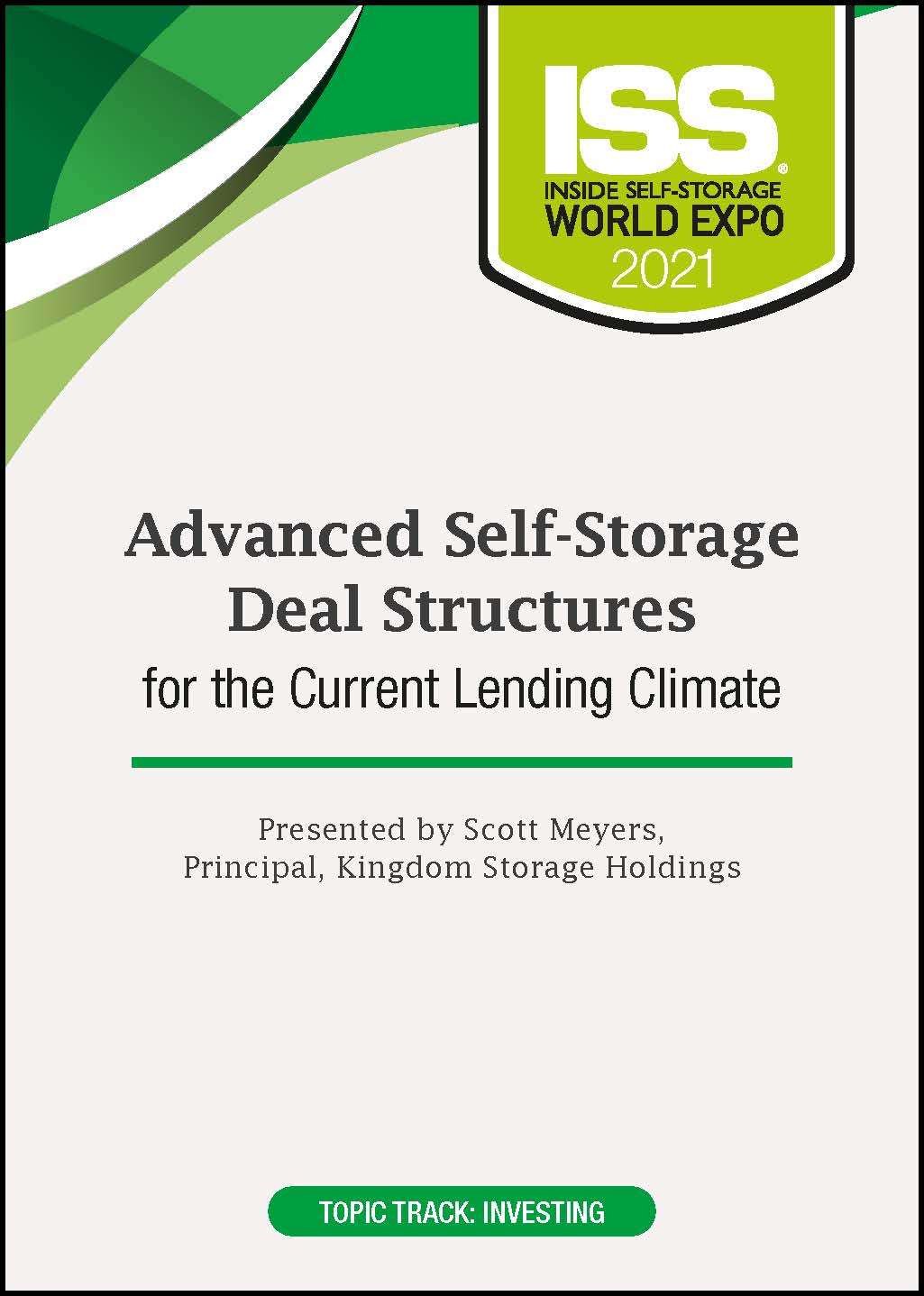 DVD - Advanced Self-Storage Deal Structures for the Current Lending Climate