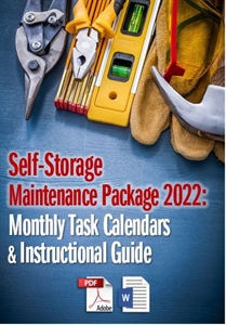 Self-Storage Maintenance Package 2022: Monthly Task Calendars and Guide