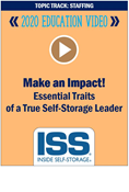 DVD - Make an Impact! Essential Traits of a True Self-Storage Leader