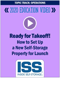 DVD - Ready for Takeoff! How to Set Up a New Self-Storage Operation for Launch