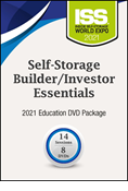 DVD - Self-Storage Builder/Investor Essentials 2021 Education DVD Package
