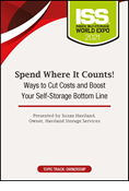 DVD - Spend Where It Counts! Ways to Cut Costs and Boost Your Self-Storage Bottom Line