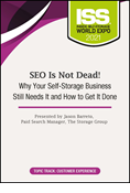 DVD - SEO Is Not Dead! Why Your Self-Storage Business Still Needs It and How to Get It Done