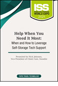 DVD - Help When You Need It Most: When and How to Leverage Self-Storage Tech Support