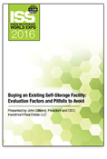 DVD - Buying an Existing Self-Storage Facility: Evaluation Factors and Pitfalls to Avoid