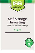 Self-Storage Investing 2017 Education DVD Package