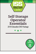 Self-Storage Operator Essentials 2018 Education DVD Package