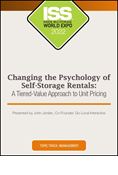 Video Pre-Order - Changing the Psychology of Self-Storage Rentals: A Tiered-Value Approach to Unit Pricing
